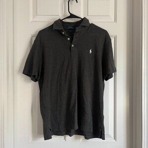 Gray Classic Fit Men's Ralph Lauren Polo Shirt